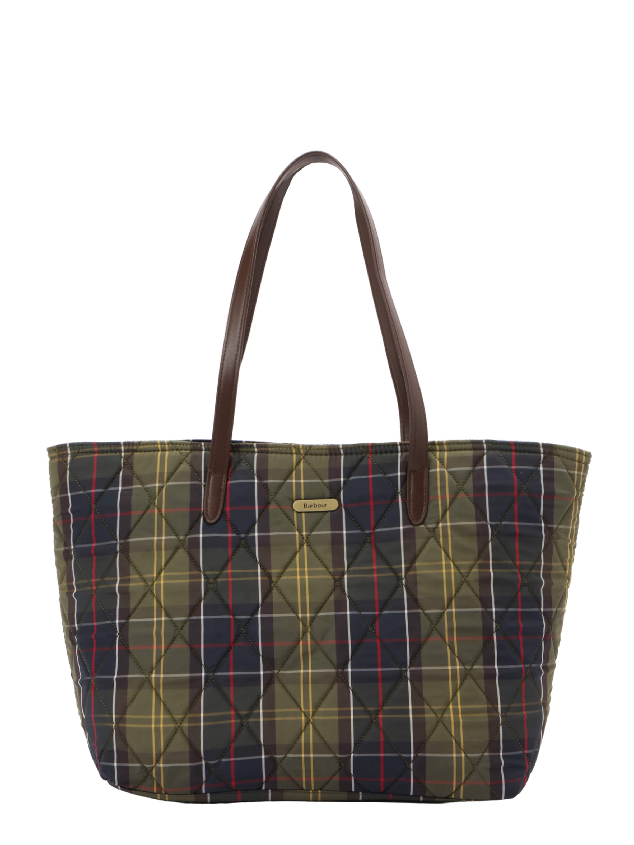 Barbour Shopper 'Wetherham' in Navy / Yellow / Khaki / Red, Item view