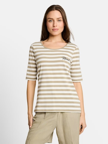 TOM TAILOR T-Shirt in Beige: Vorderseite