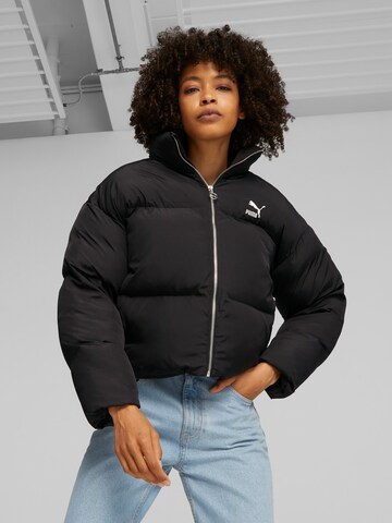 Veste fonctionnelle PUMA en noir : devant