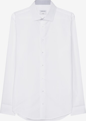 Coupe slim Chemise business SEIDENSTICKER en blanc : devant