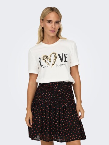 ONLY Shirt 'FREA' in White: front