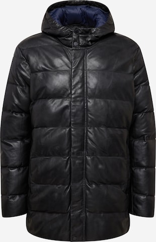 FREAKY NATION Winter Jacket in Black: front