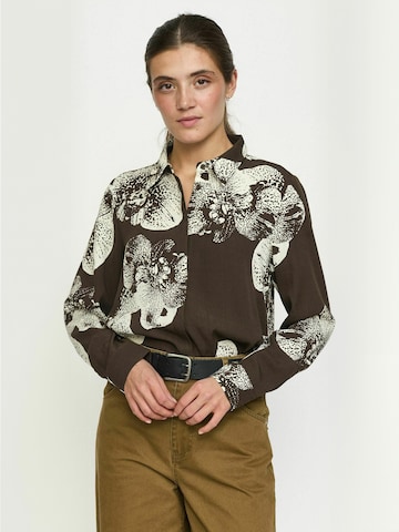 T-shirt ' SROrchidy ' Soft Rebels en violet : devant