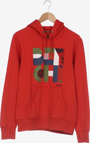 BENCH Sweatshirt & Zip-Up Hoodie in M in Red: front