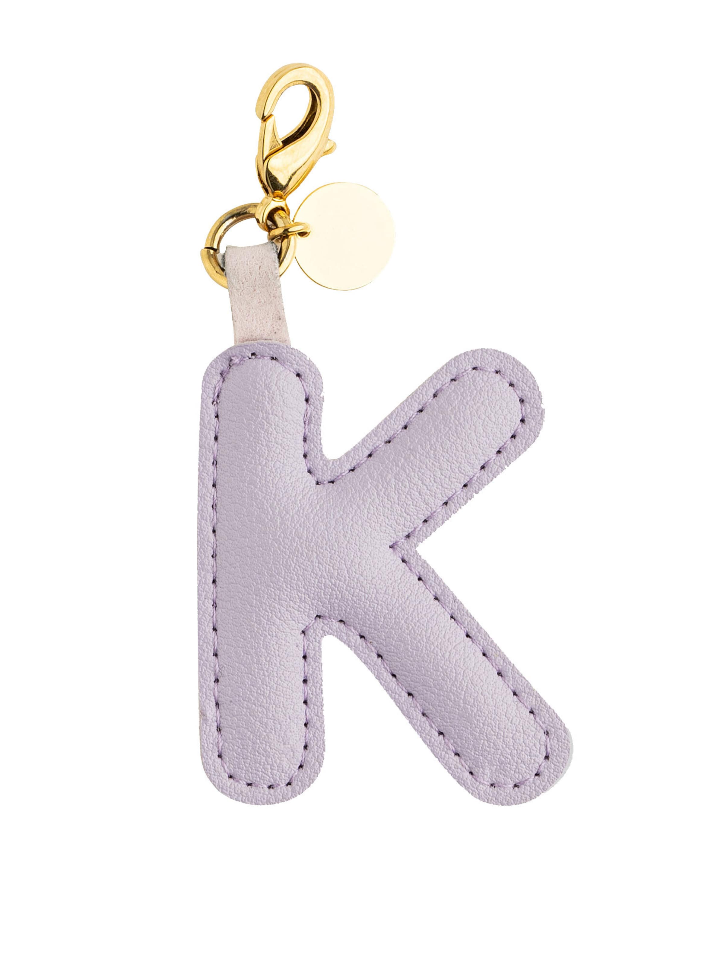 Cheeky Chain Munich Accessoires voor tassen 'Letter' in Lila: voorkant