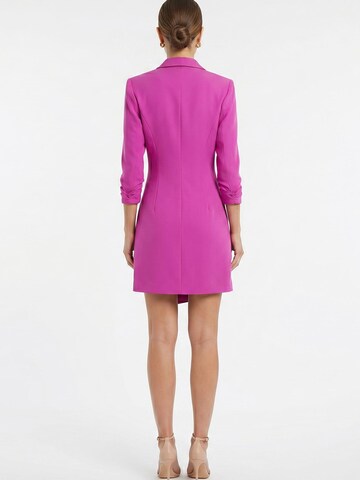 AVENUE N°29 Kjole 'Asymmetric Tailored Blazer Dress' i pink