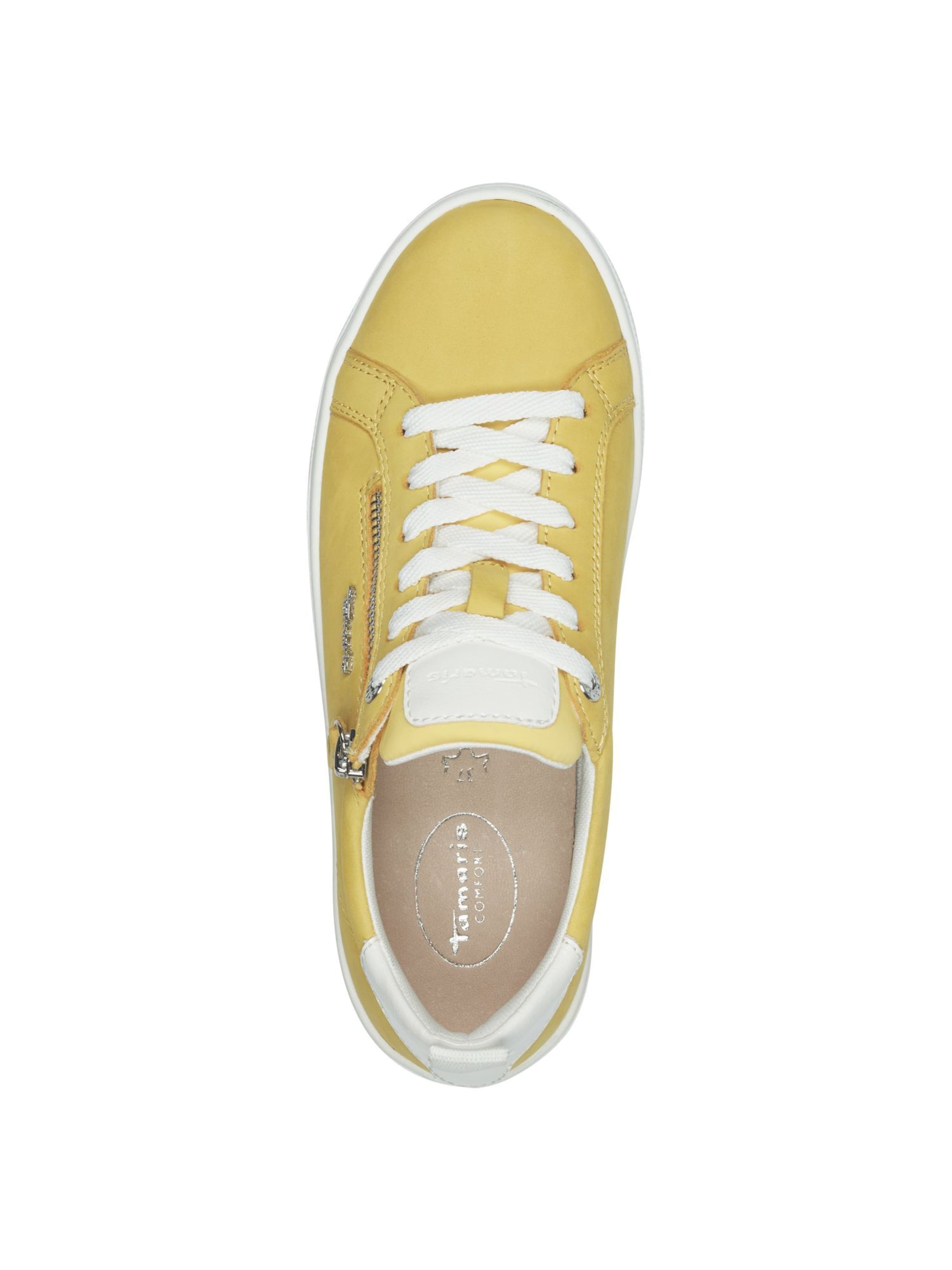 Baskets basses Tamaris en jaune