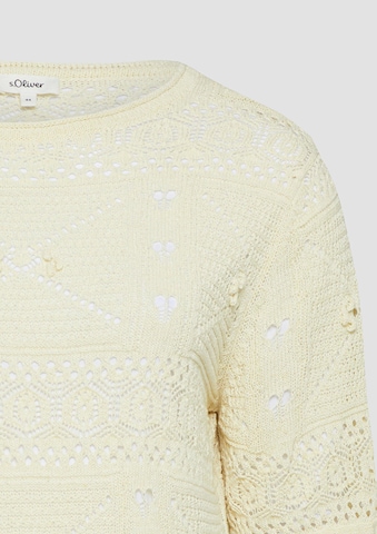 s.Oliver Pullover in Beige