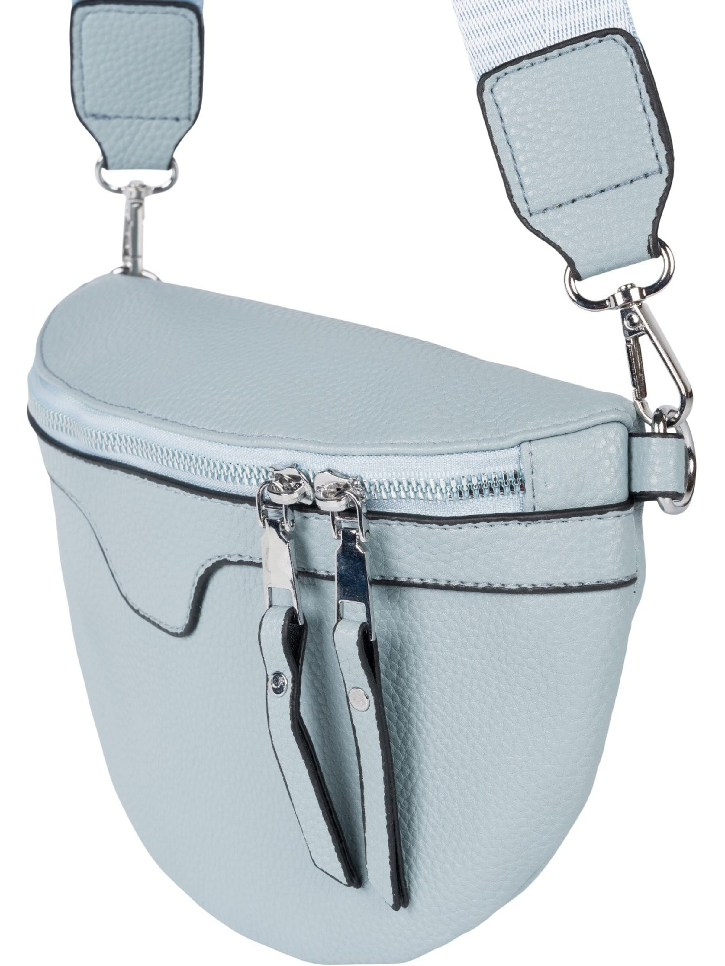 styleBREAKER Umhängetasche 'Halbmond Umhängetasche Uni'‌‌‌‌‌‌‌‌‌‌ in Blau