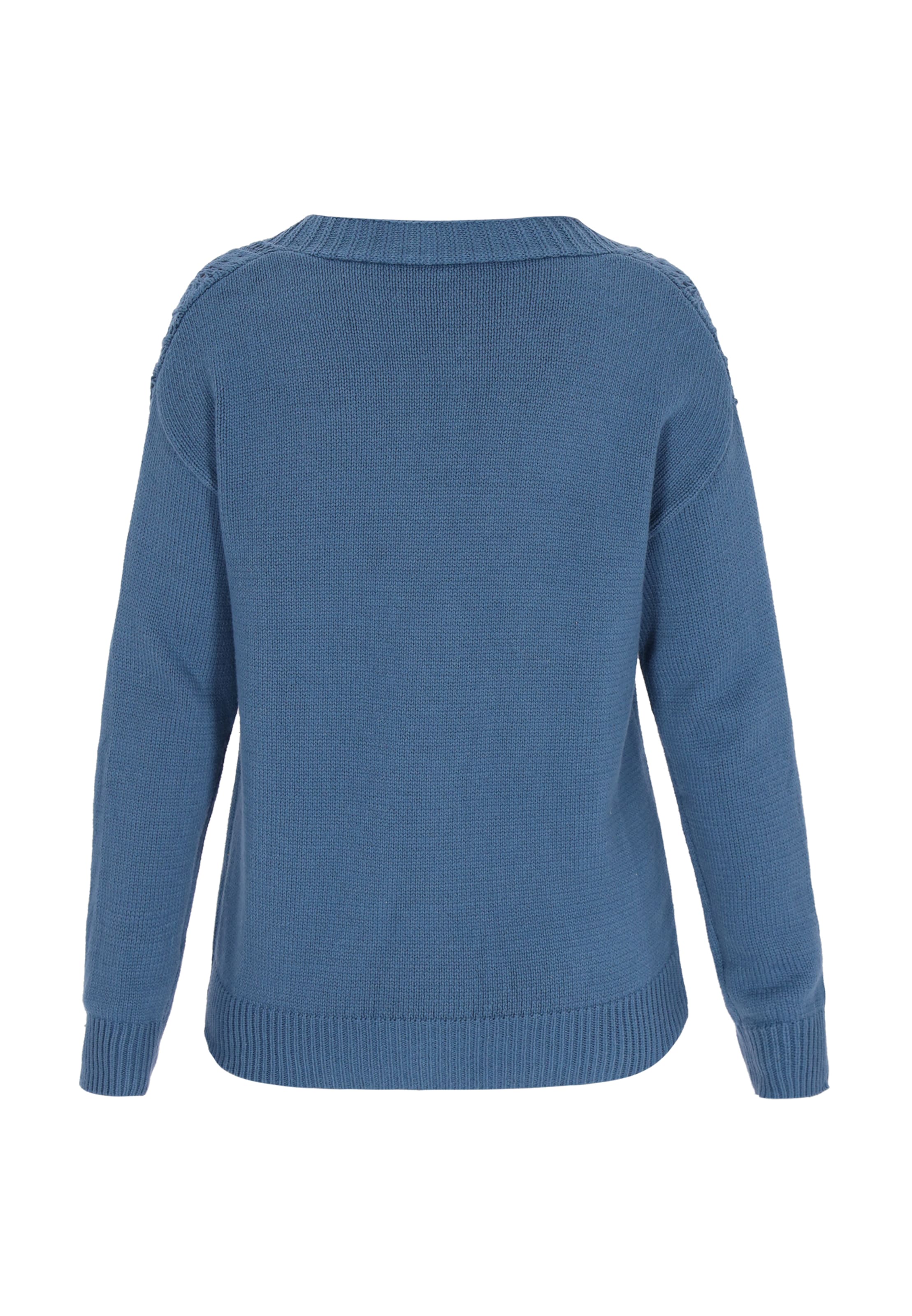 Sidona - Casaco de malha em azul