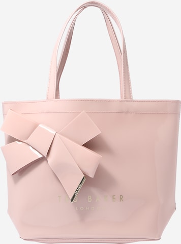 Ted Baker Μεγάλη τσάντα σε ροζ: μπροστά