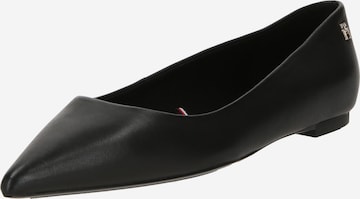 Ballerines 'Essential' TOMMY HILFIGER en noir : devant