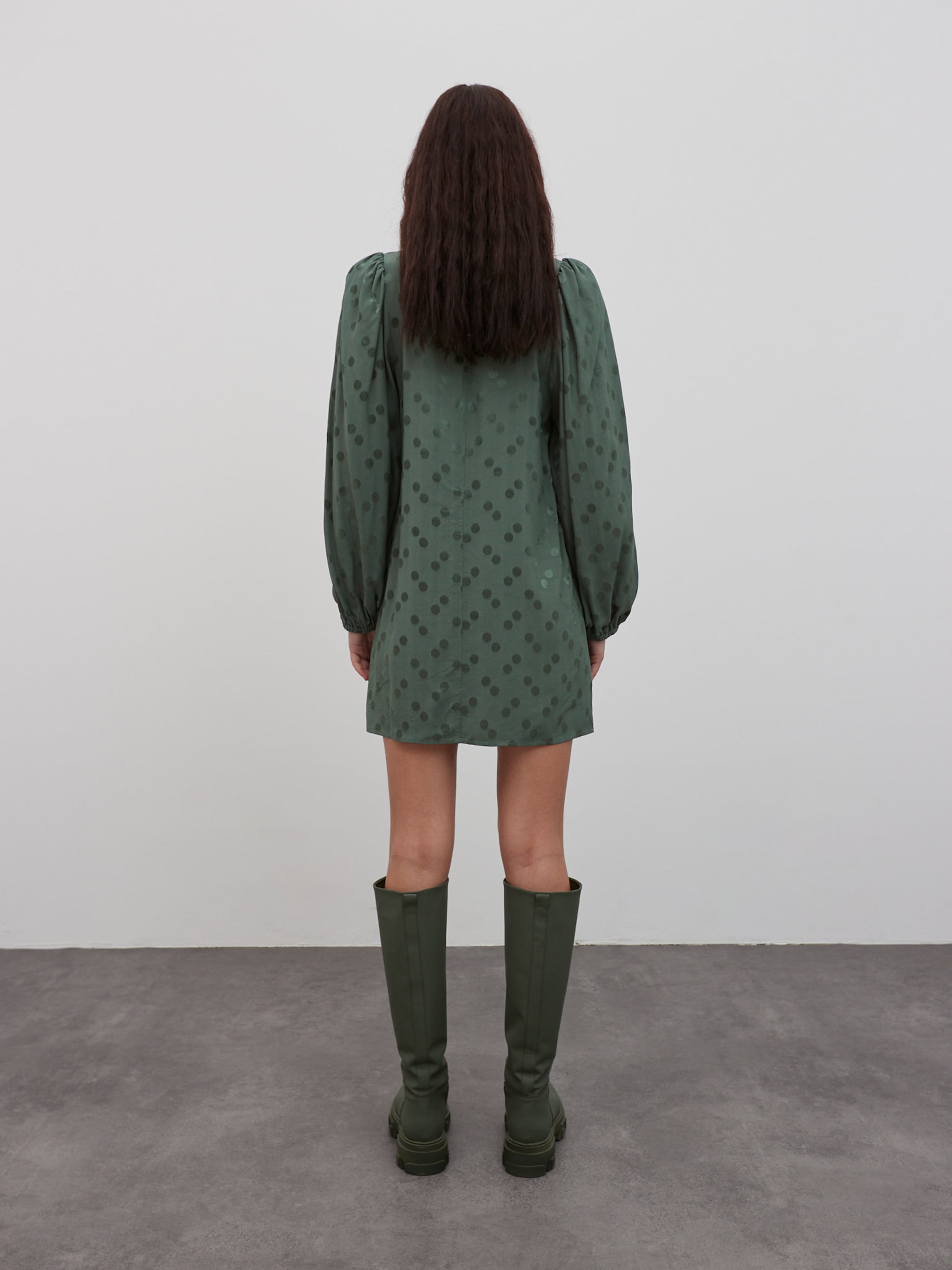 EDITED Producten Jurk 'Cairo' Smaragd