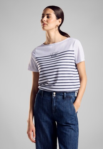 STREET ONE Shirt in White: front