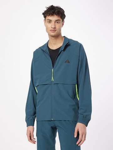 ADIDAS SPORTSWEAR Sportjacke 'City Escape' in Blau: predná strana