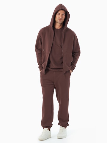 Organication Sweatjacke in Braun