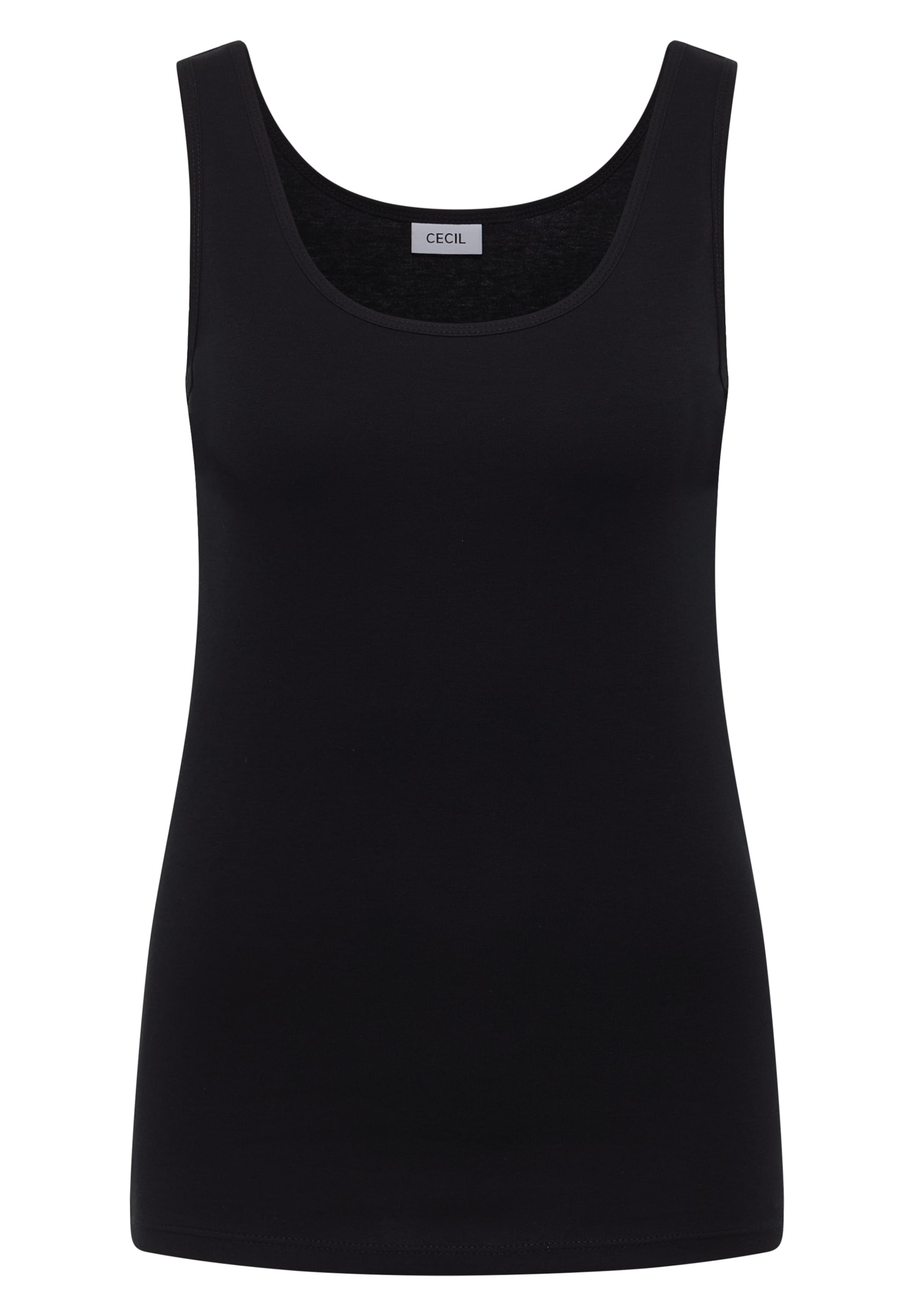 CECIL Top in Schwarz: Vorderseite