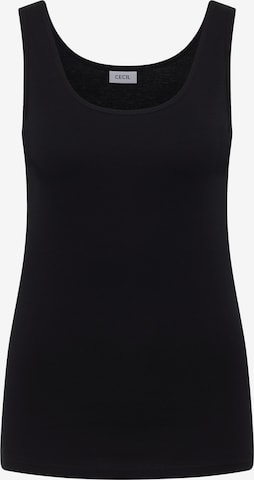 CECIL Top in Schwarz: Vorderseite