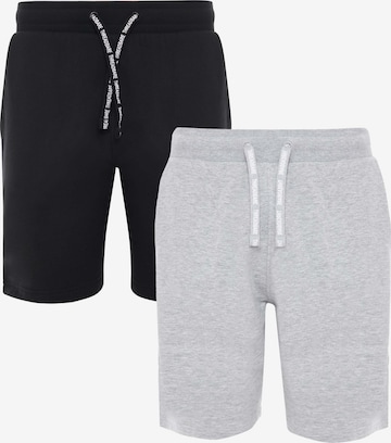 Regular Pantalon 'Dolen' Threadbare en gris : devant
