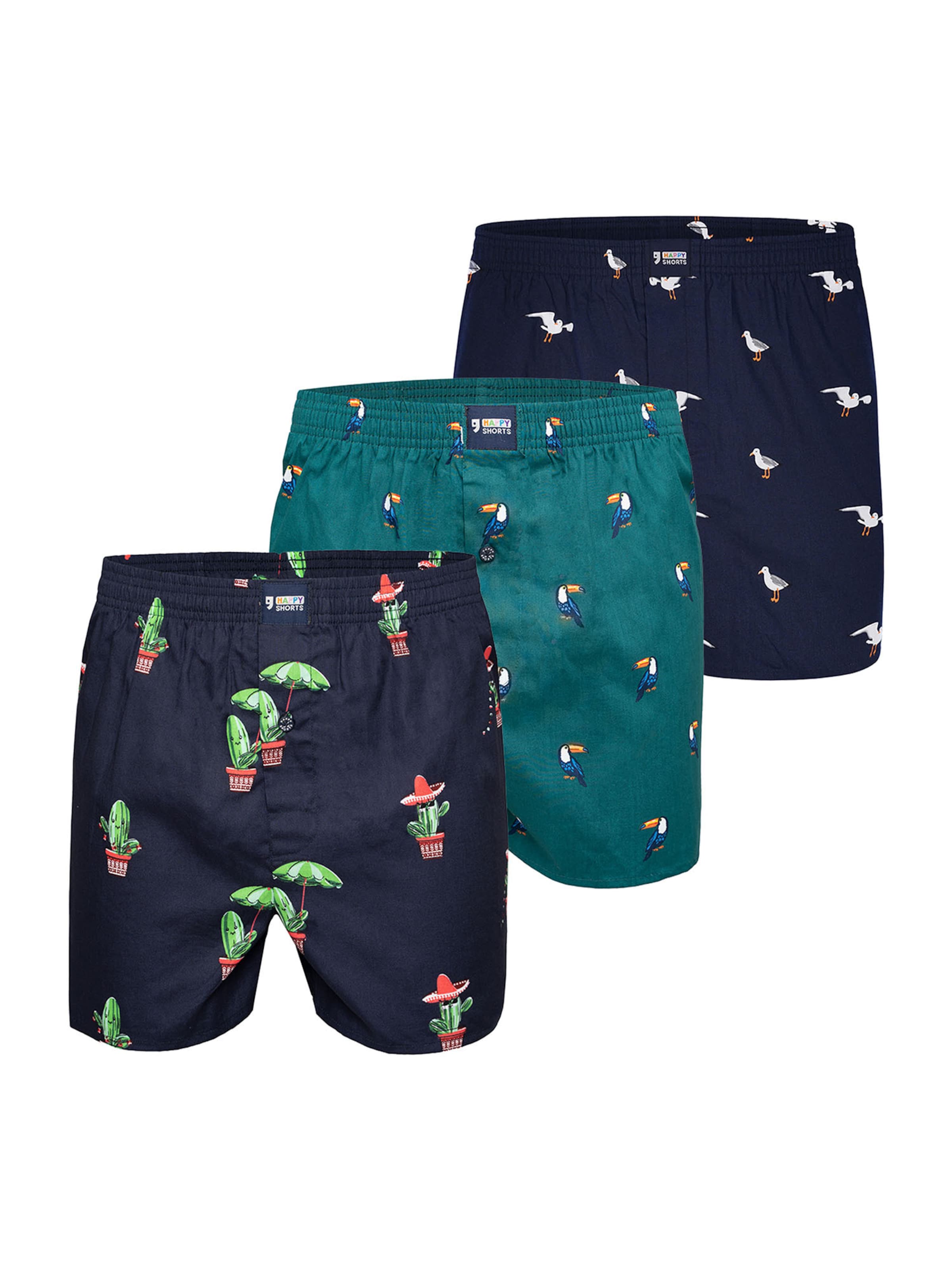 Happy Shorts Boxer shorts ' Motive ' in Blue / Green, Item view