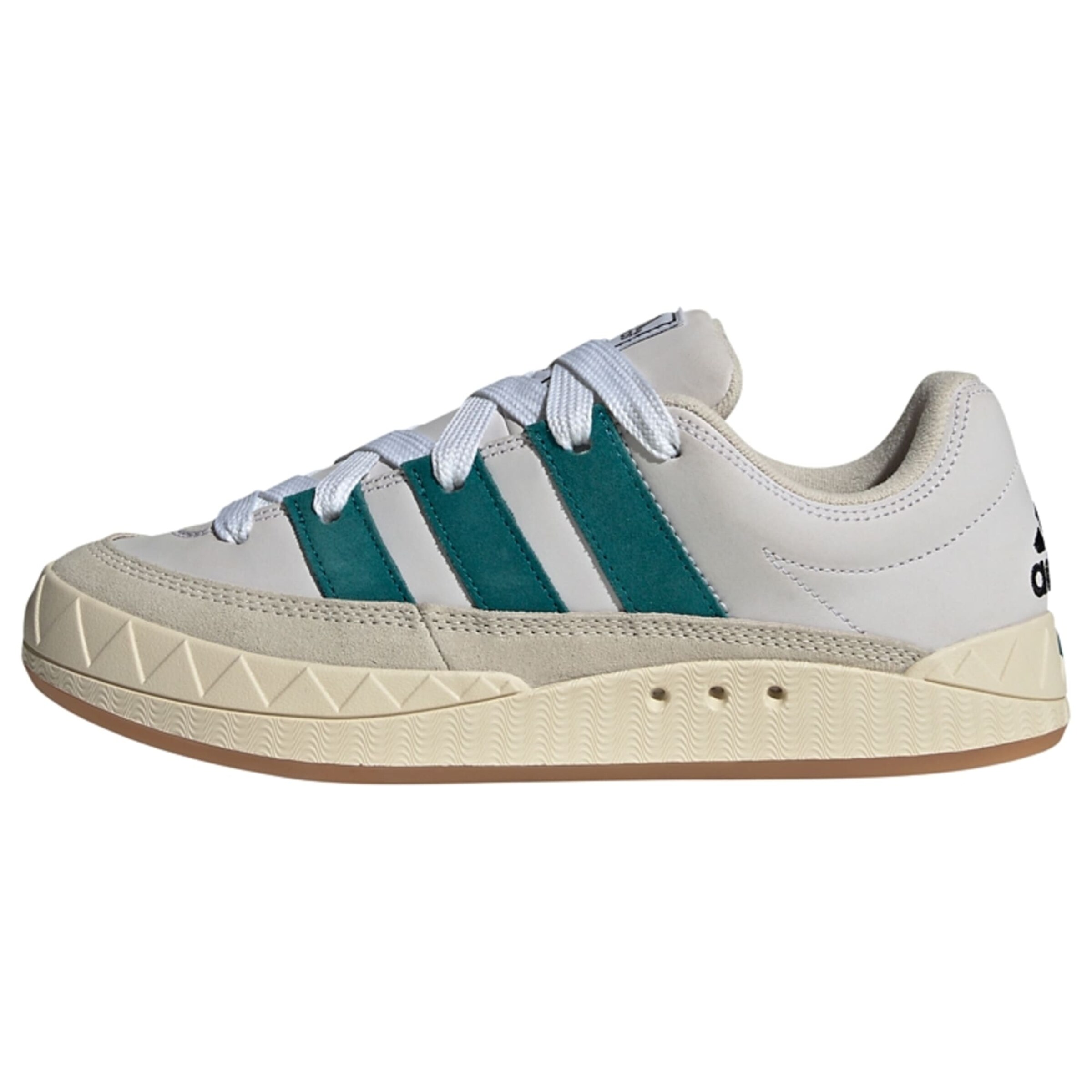 Baskets basses 'Adimatic' ADIDAS ORIGINALS en blanc : devant