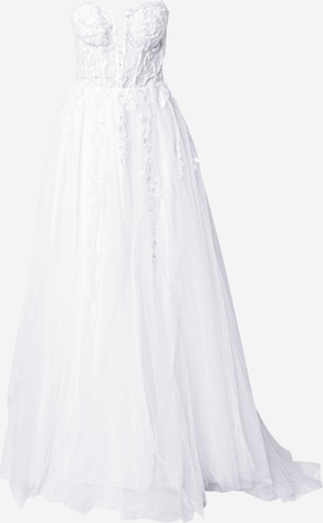 LUXUAR Iltapuku värissä beige: etupuoli