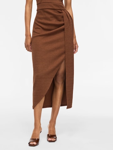 VILA - Vestido de punto 'VIRaffi' en marrón