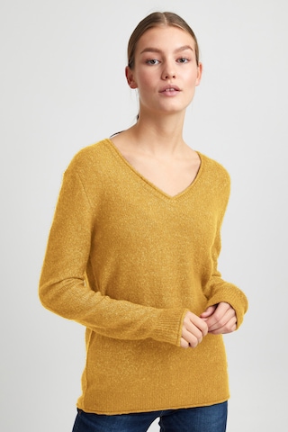 Oxmo Sweater 'Ilva' in Yellow: front