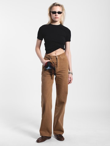 Dr. Denim Regular Jeans 'Echo High Straight' in Bruin