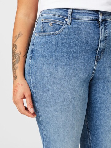 Skinny Jeans de la Calvin Klein Jeans Curve pe albastru