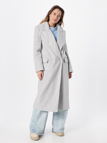 River Island Between-Seasons Coat in Grey: front