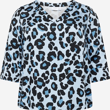 EVOKED Blouse 'CORBA' in Blauw: voorkant