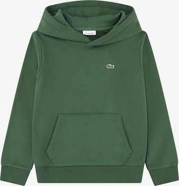 Sweat LACOSTE en vert : devant