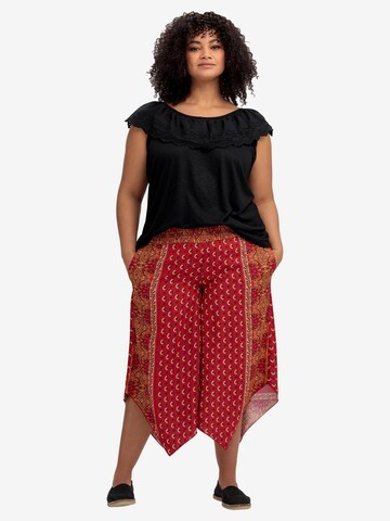 sheego by Joe Browns Wide leg Pants in Red