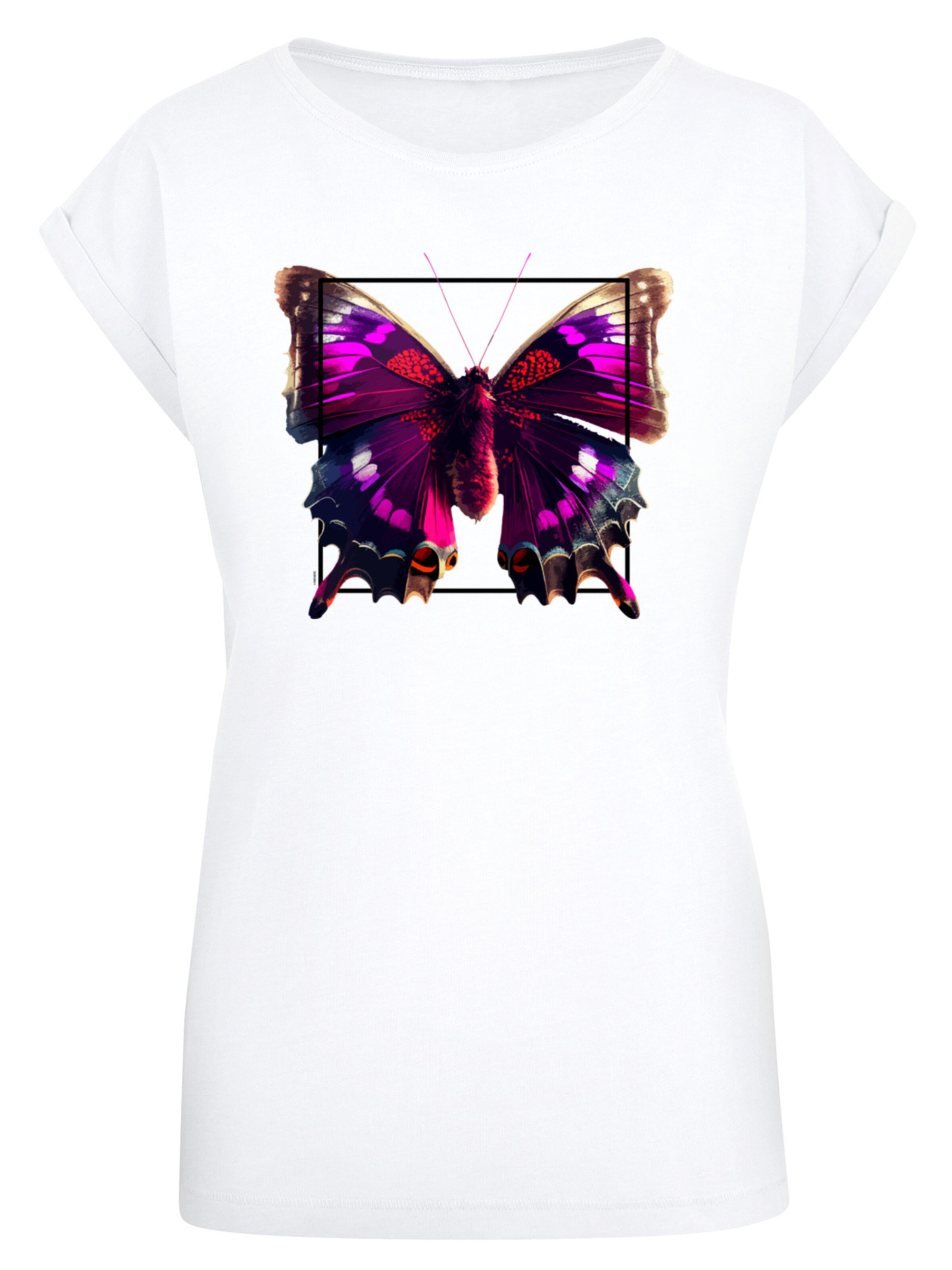 F4NT4STIC Shirt in Wit: voorkant