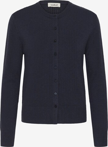 Cardigan 'SLSpina' SOAKED IN LUXURY en bleu : devant