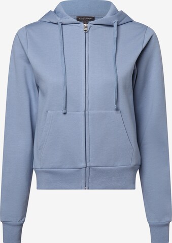 Franco Callegari Zip-Up Hoodie in Blue: front