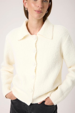 SOAKED IN LUXURY Knit cardigan 'SLSelene' in White
