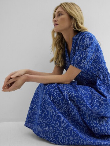 bonprix Blousejurk in Blauw