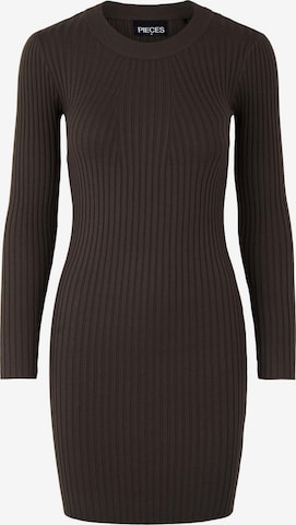 Pieces Tall Knitted dress 'Crista' in Black: front
