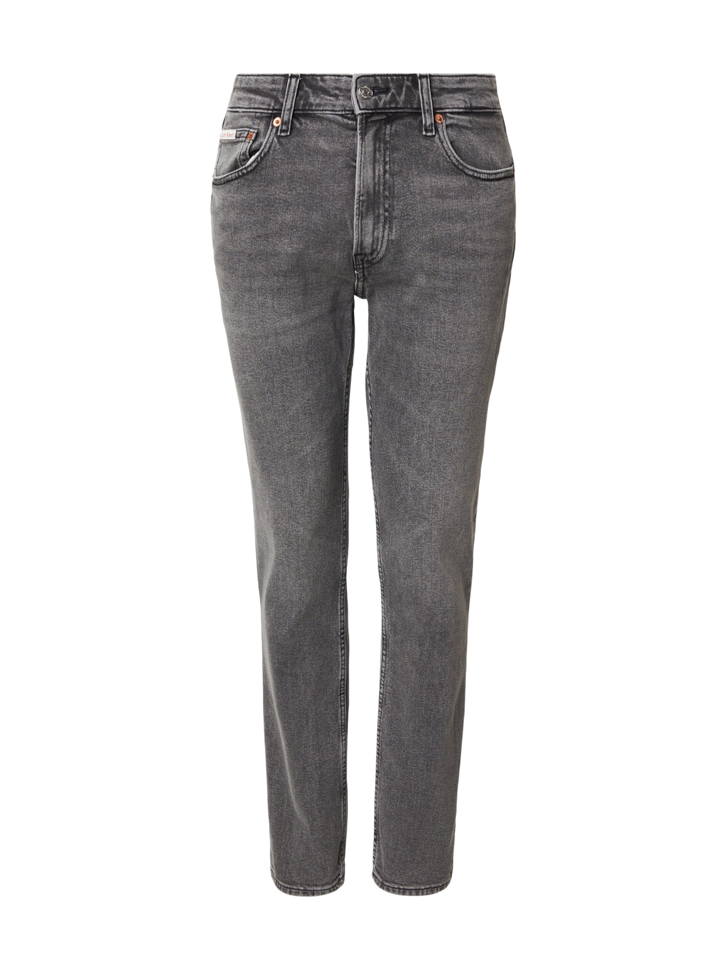Calvin Klein Jeans Slimfit Jeans i grå: forside