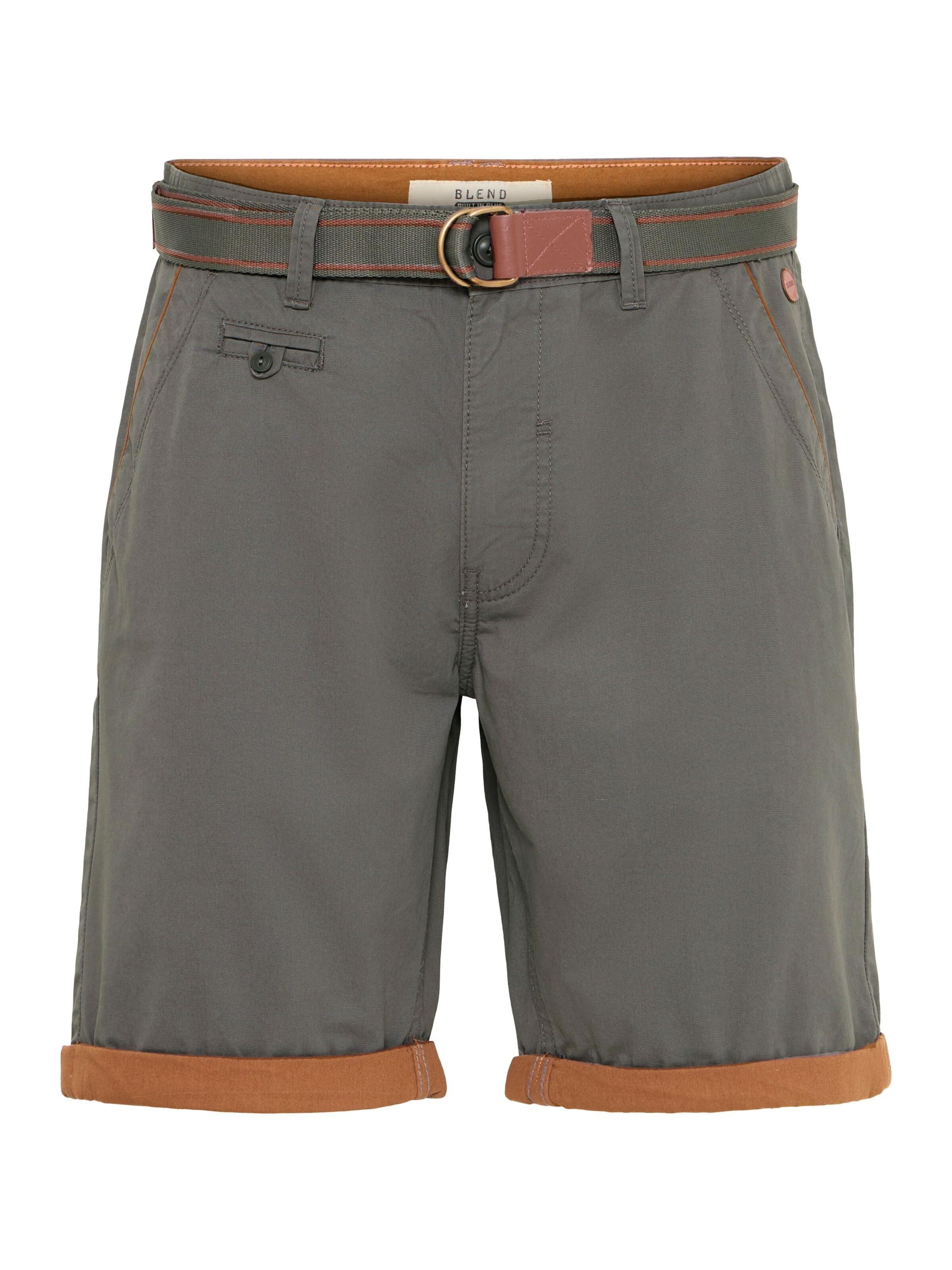 BLEND - Calças 'Neji' em cinzento: frente