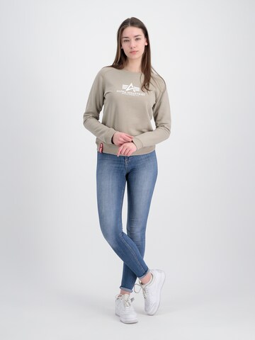 ALPHA INDUSTRIES - Sweatshirt em bege