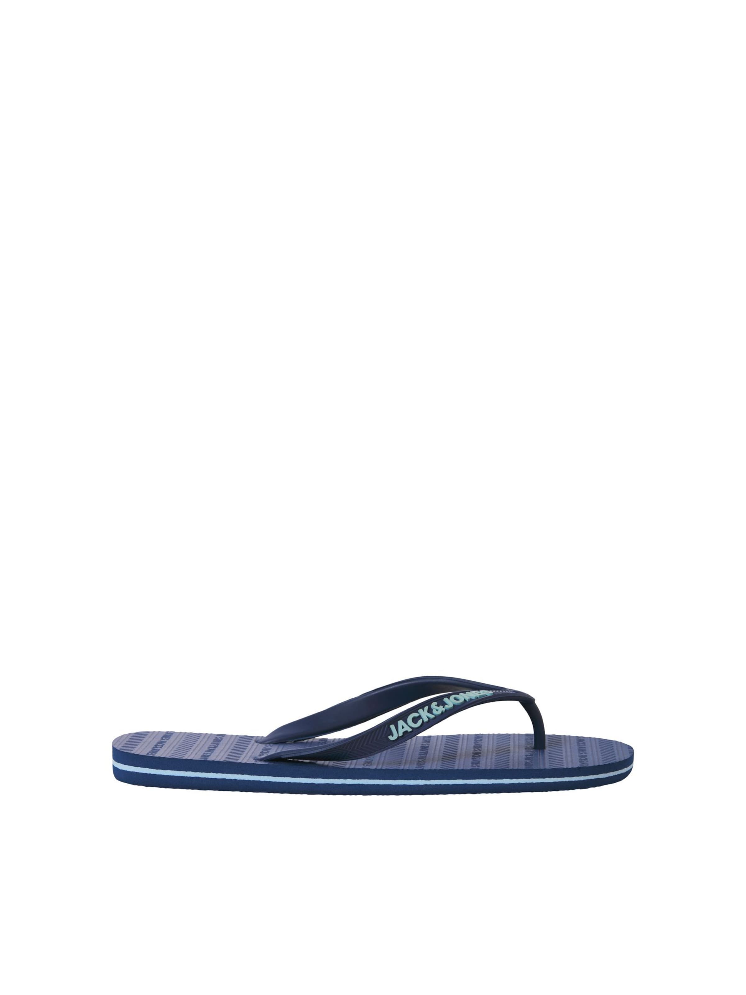 JACK & JONES T-bar sandals in Blue
