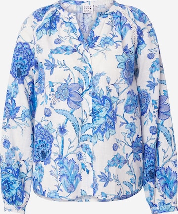 Emily Van Den Bergh Blouse in Blauw: voorkant