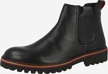 Pius Gabor Chelsea boots 'Burn' in Zwart: voorkant