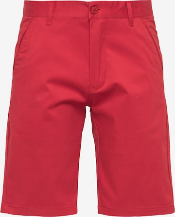 raudona DreiMaster Maritim Standartinis „Chino“ stiliaus kelnės: priekis