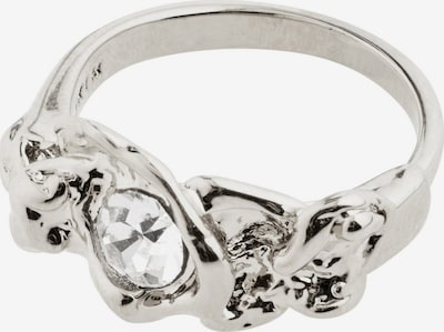 Pilgrim Ring 'Tina' in silber / transparent, Produktansicht