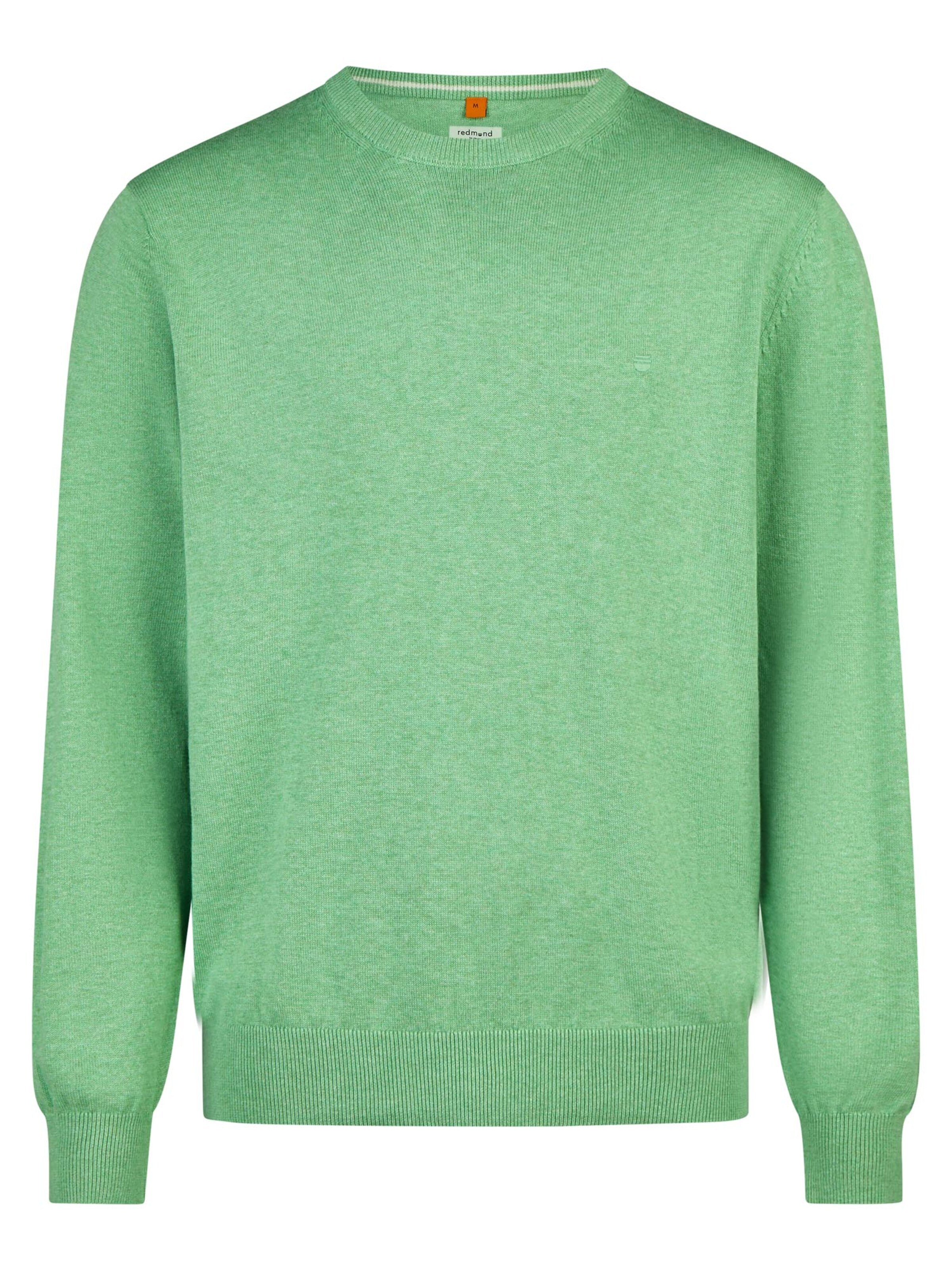 redmond Sweater 'Basic' in Green: front