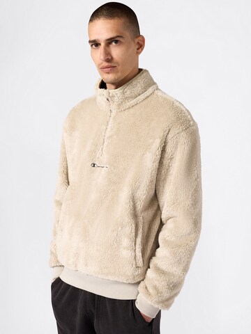 Bluză de molton de la Champion Authentic Athletic Apparel pe bej: față